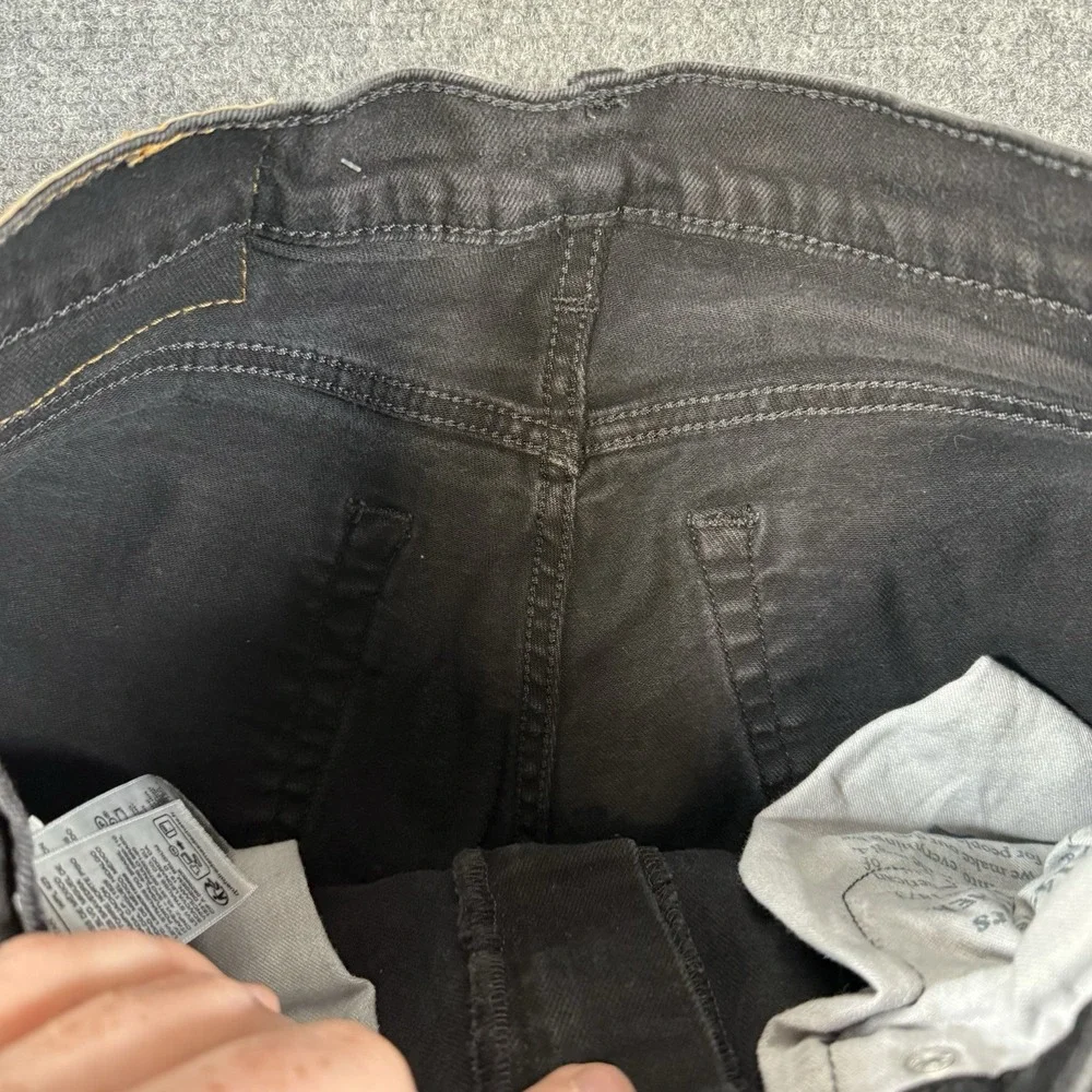 Levi's Jeans‎ Mens 32x32 (Fits 30x29) Black 511 Slim Fit Denim Stretch